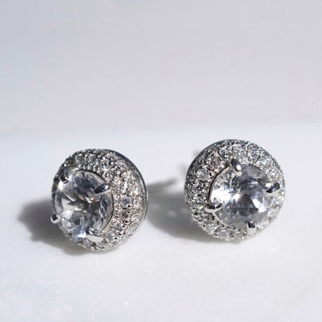 【受注生産商品】非加熱タンザナイト×ダイヤモンドピアス