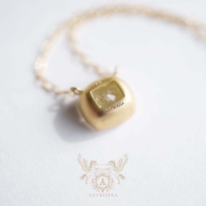 フェナカイト　ネックレストップ18K 4.16ct ロシア産 フェナカイト ペンダント 証明書付き SILVER925