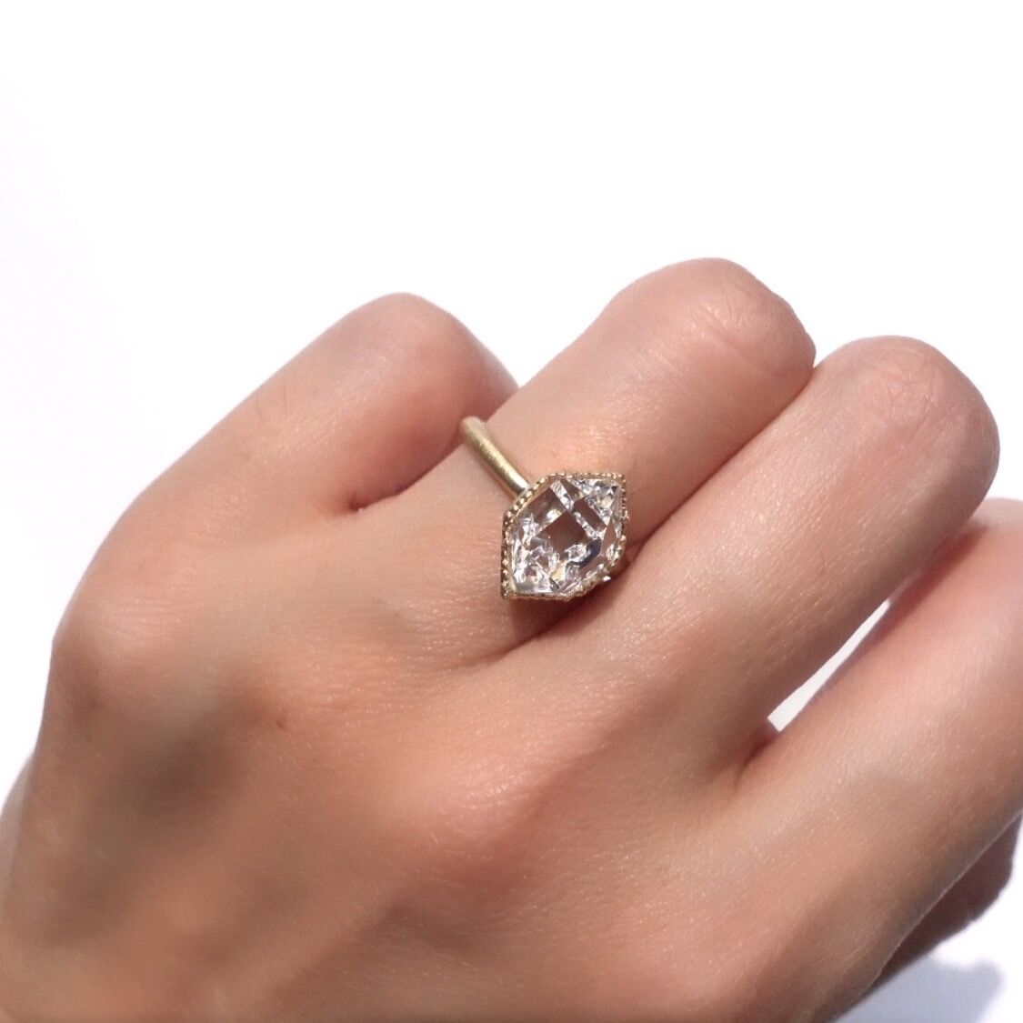 accessoies mau ◆ハーキマーダイヤモンドリング ハーキマー ダイヤモンド リング C-101601 | kiri onlinestore