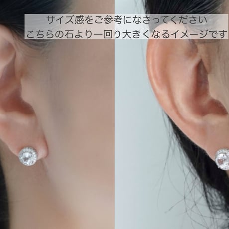 【受注生産商品】非加熱タンザナイト×ダイヤモンドピアス