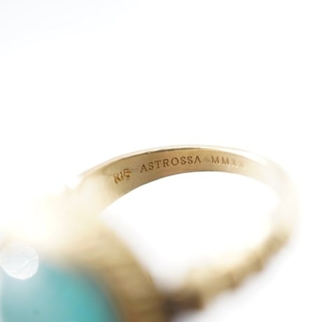 【ORIGOリング】シルバー925+18Kコーティング/6.4ct