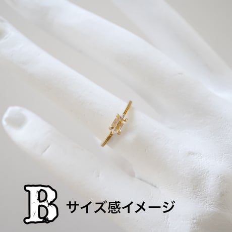 【第2グループ】ハーキマーダイヤモンド《ミレグレイン》エタニティリング《シルバー925》
