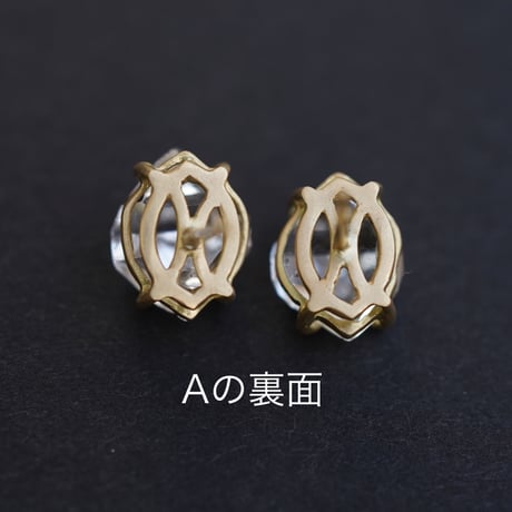 ハーキマーダイヤモンド・18Kピアス