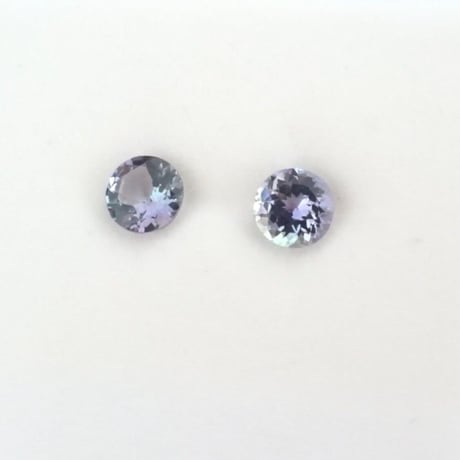 【受注生産商品】非加熱タンザナイト×ダイヤモンドピアス