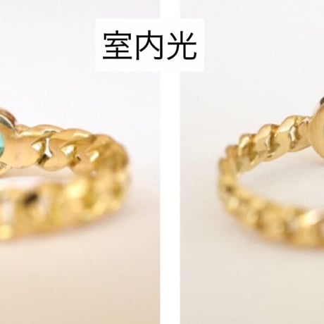 【ペア販売商品】KiHeyエタニティバンド《エメラルド》バージョン