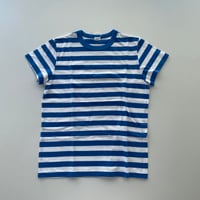 コットンボーダー半袖 Tシャツ「eleven 2nd」