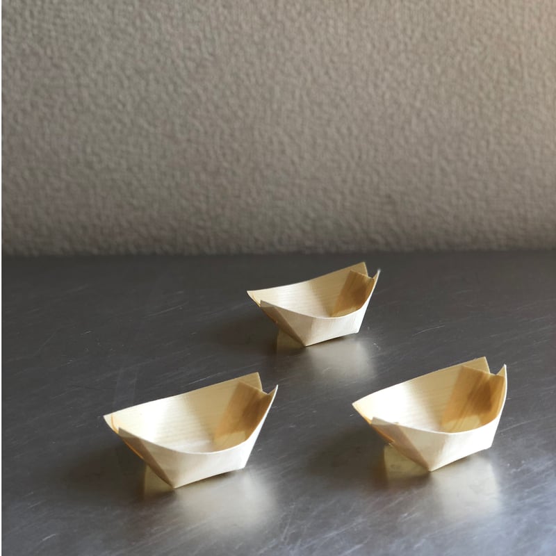 鮫島陽_ 舟Boat 13cm×5cm 脚付き皿　コンポート皿　小 鮫島陽_ 舟Boat 13cm×5cm 脚付き皿 コンポート皿 小