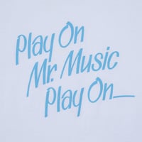 Play On Mr. Music Tee: White