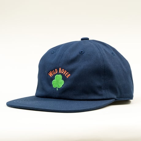 Wild Rover Cap: Navy - Flat Bill