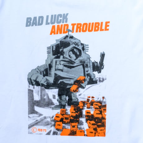 Bad Luck And Trouble Tee: White