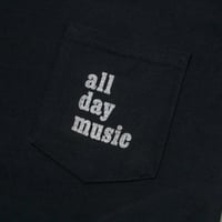 All Day Music Tee: Black