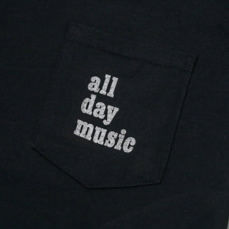 All Day Music Tee: Black