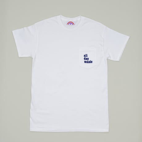 All Day Music Tee: White