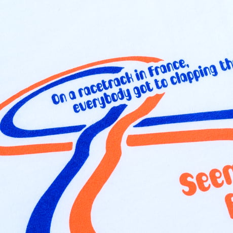 Racetrack In France Tee: White