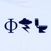 Phi Zappa Krappa  Tee: White