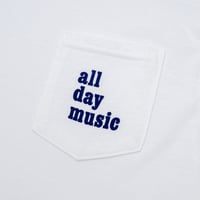 All Day Music Tee: White