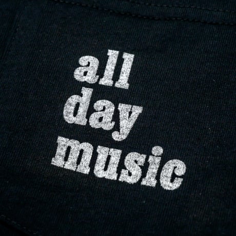 All Day Music Tee: Black