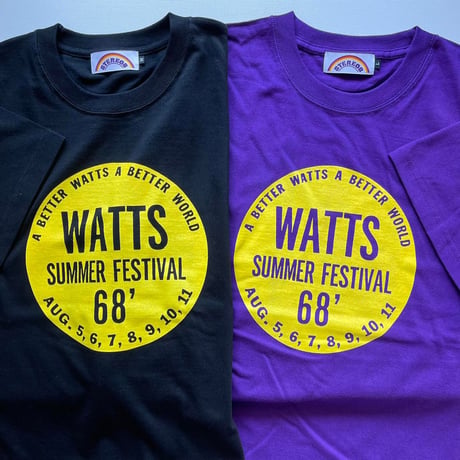 Watts Summer Fest 68' Tee: Black