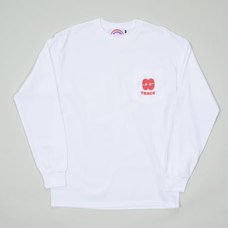 8 Track L/S Tee: White