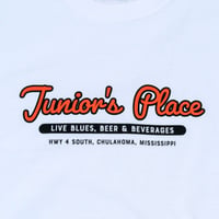 Junior’s Place Tee: White