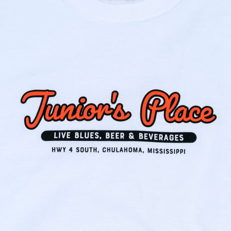Junior’s Place Tee: White