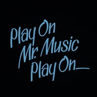 Play On Mr. Music Tee: Black