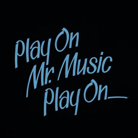 Play On Mr. Music Tee: Black