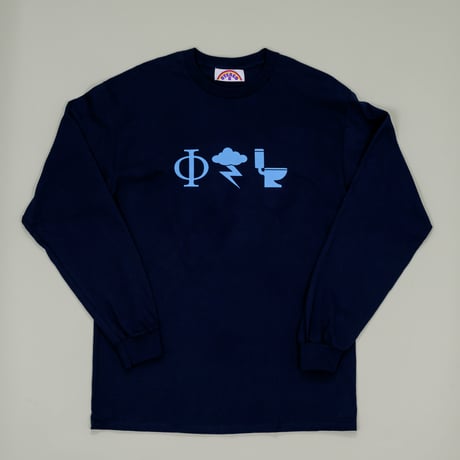 Phi Zappa Krappa L/S Tee: Navy