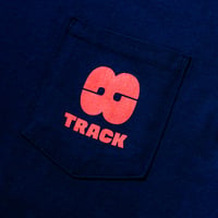 8 Track Tee: Navy