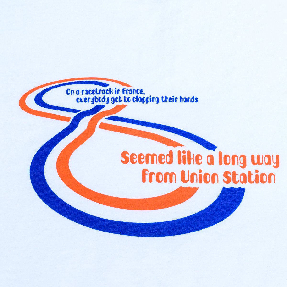Racetrack In France Tee: White | STEREO8
