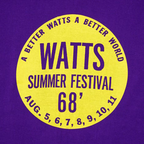Watts Summer Fest 68' Tee : Purple