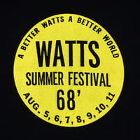 Watts Summer Fest 68' Tee: Black