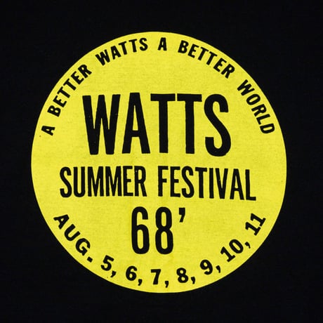 Watts Summer Fest 68' Tee : Black