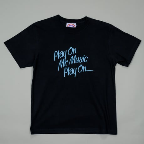 Play On Mr. Music Tee: Black