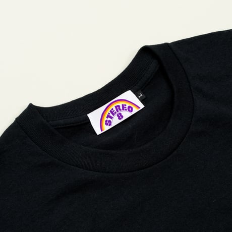 Must Be The Music Tee: Black-Ivory Green