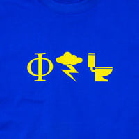 Phi Zappa Krappa Tee: Royal Blue