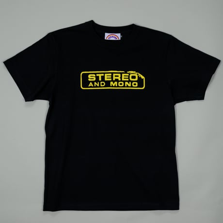 Stereo And Mono  Tee: Black