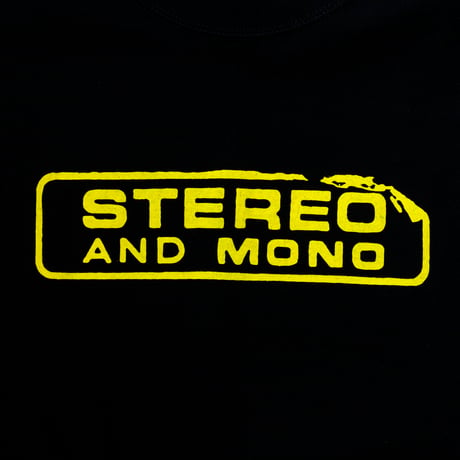 Stereo And Mono  Tee: Black