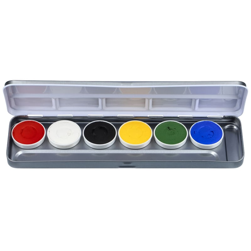 アクアフェイス＆ボディペイントパレット 6ブライトカラー | Color Lee So