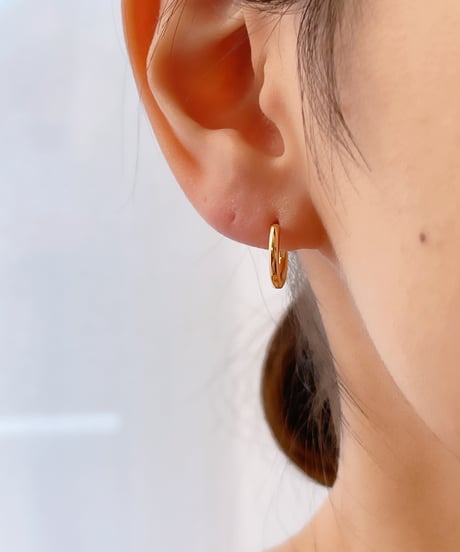 【金アレ対応】プチフープピアス