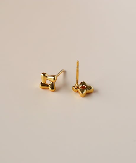 【金アレ対応】スクエアスタッドピアス