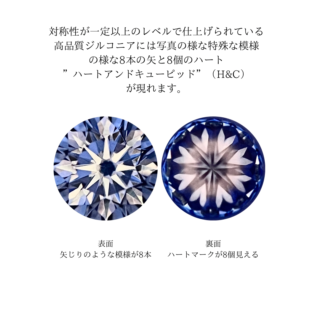 金アレ対応】Heart & Cupid ジルコニアパールピアス 3mm | mikka