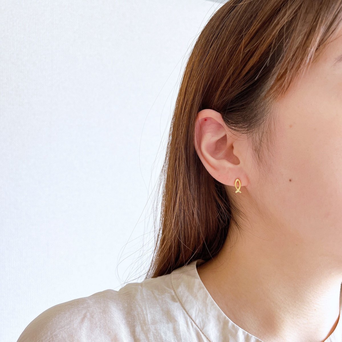 アクセサリー ✩.*˚レッカたん専用♡GOLDribbon ピアス イヤリング