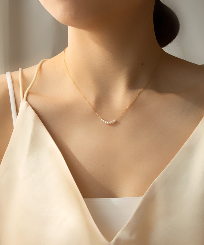 金アレ対応】つぶつぶ淡水パールネックレス | mikka 金アレ対応】つぶつぶ淡水パールネックレス | mikka