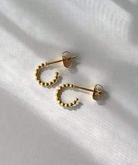 【金アレ対応】ハーフフープピアス