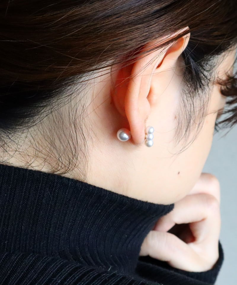 ⭐️美品 ミカジュエリー 3連パールピアス ⭐️美品 ミカ
