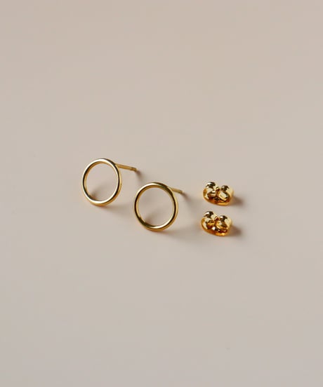【金アレ対応】ラウンドピアス