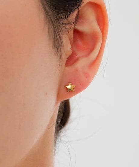 【金アレ対応】ミニマルスターピアス