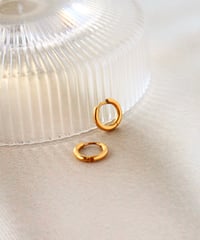 【金アレ対応】プチフープピアス 2mm幅