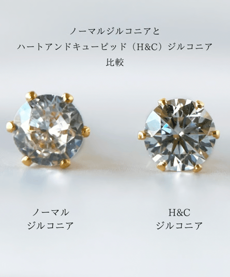 【金アレ対応】ハートチャームネックレス  Heart & Cupidジルコニア(large)
